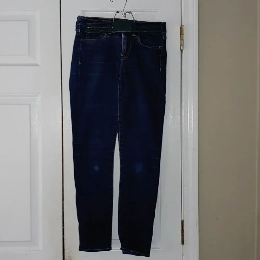 J. Crew Factory  dark wash  cropped skinny jeans  Sz 24/28